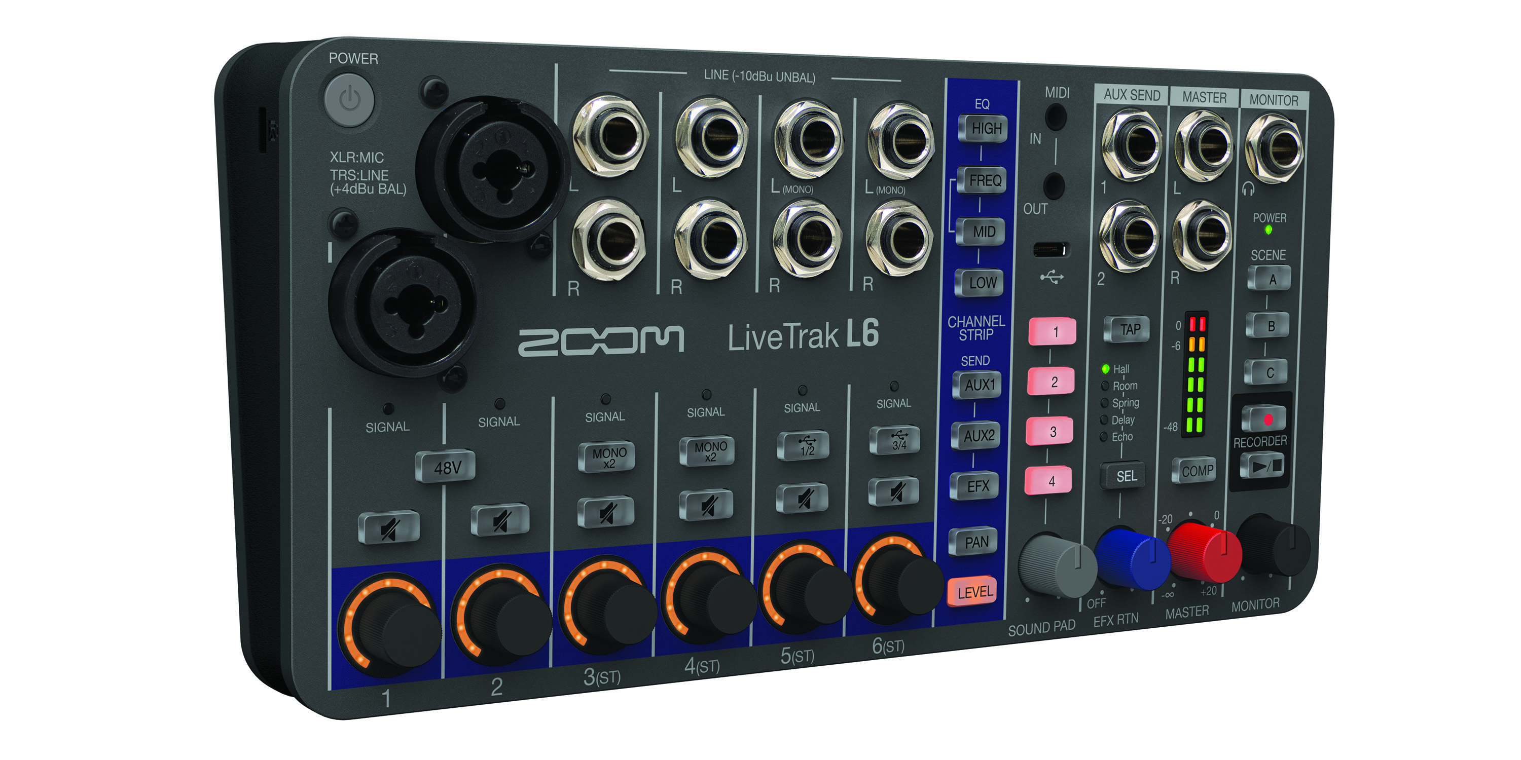 Zoom Livetrak L6 - Analoge Mengtafel - Variation 1